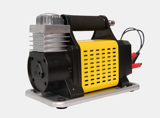 Portable Car Tyre Inflator With Metal Pressure Gauge And Hose