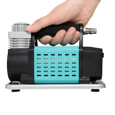 DC12V Metal Portable Car Air Compressor With Metal Pressure Gauge