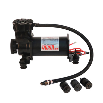 DC12V Chrome Car Air Suspension Compressor With Low Noise