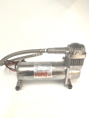 Dual Heavy Duty Chrome Car Air Suspension Compressor With Tank Offroad