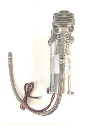 Dual Heavy Duty Chrome Car Air Suspension Compressor With Tank Offroad