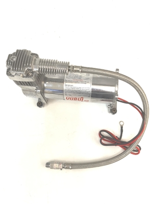 Dual Heavy Duty Chrome Car Air Suspension Compressor With Tank Offroad
