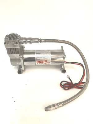 Dual Heavy Duty Chrome Car Air Suspension Compressor With Tank Offroad