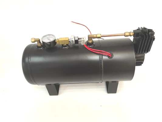 Durable 2-In-1  Air Lift Suspension Compressor Car Air Source Kits With 1.0 Gallon Air Tank
