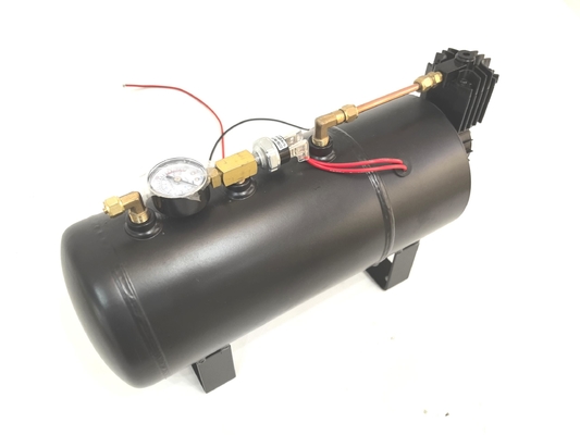 Durable 2-In-1  Air Lift Suspension Compressor Car Air Source Kits With 1.0 Gallon Air Tank
