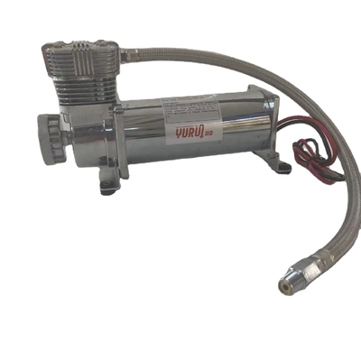 DC12V Chrome Car Air Suspension Compressor With Low Noise