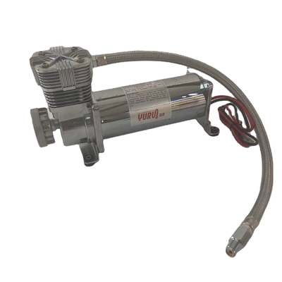 DC12V Chrome Car Air Suspension Compressor With Low Noise