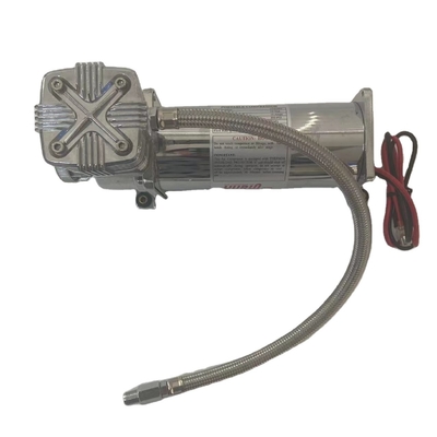 DC12V Chrome Car Air Suspension Compressor With Low Noise