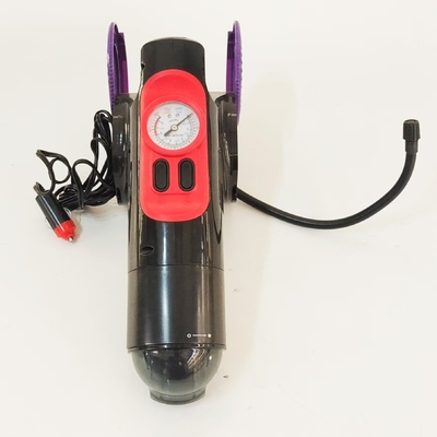 Dc12v Mini Portable Vacuum Cleaner ABS Digital Gauge Plastic Air Compressor