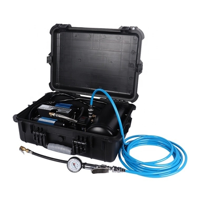 Heavy Duty Double Cylinder Car Air Compressor For Car Tire Inflation With Plastic Box