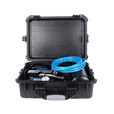 Heavy Duty Double Cylinder Car Air Compressor For Car Tire Inflation With Plastic Box
