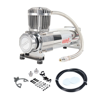 Heavy Duty Air Suspension Compressor Chrome Off-road Car Air Compressor