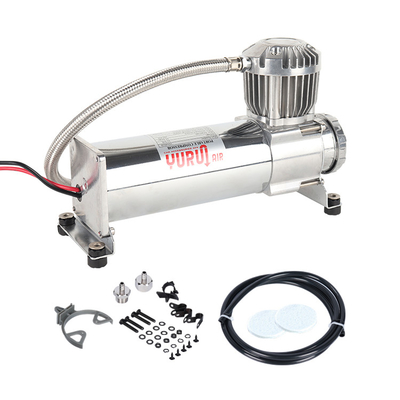 Heavy Duty Air Suspension Compressor Chrome Off-road Car Air Compressor
