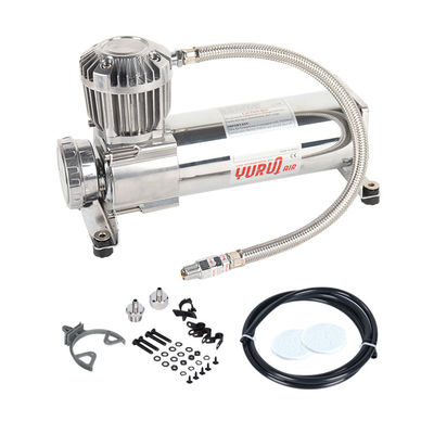 Heavy Duty Air Suspension Compressor Chrome Off-road Car Air Compressor
