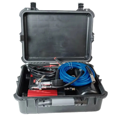 Off-Road Double Cylinder Air Compressor With Plastic Box Car Tire Inflator