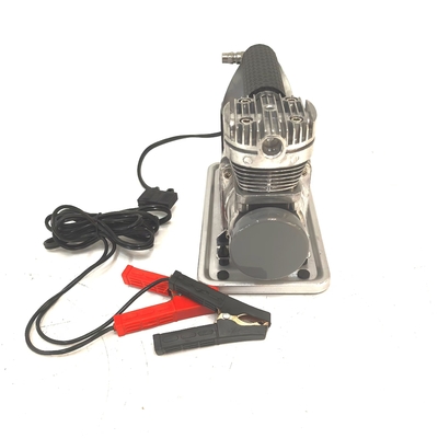 Metal Car Air Compressor Crocodile Clip Single Cylinder Digital Display Car Inflation Air Pump