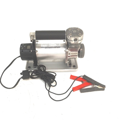 Metal Car Air Compressor Crocodile Clip Single Cylinder Digital Display Car Inflation Air Pump
