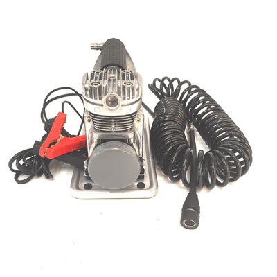Metal Car Air Compressor Crocodile Clip Single Cylinder Digital Display Car Inflation Air Pump