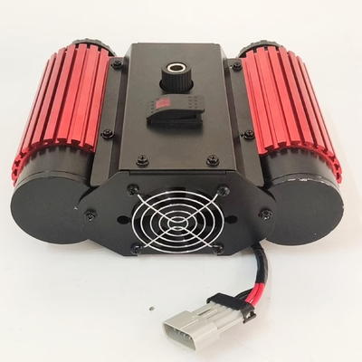 Double Cylinder Car Air Pump Heavy Duty Off-Road Inflation Car Air Compressor