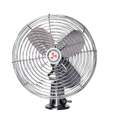 Safety Metal Guard Car Cooling Fan Direct Current 12v With 60 Strips
