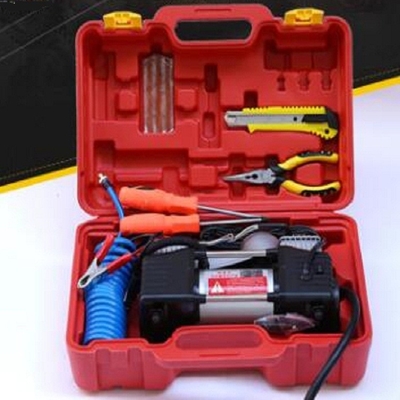 Silver Vehicle Air Compressors Portable 12v Electric Air Compressor Air Shocks For Trucks