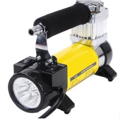 Good price Yellow High Volume 12v Shock Air Compressor Three In One Shock Air Compressor online