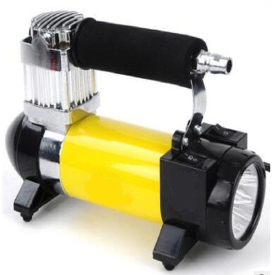 Yellow High Volume 12v Shock Air Compressor Three In One Shock Air Compressor