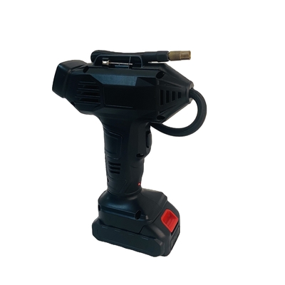 Rechargeable Cordless Air Pump ABS Portable Car Tyre Inflator With Digital Gauge