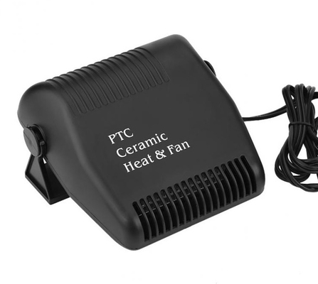 150w 12v Mini Portable Car Heaters Electric Black Color Long Working Life