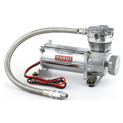 Durable Heavy Duty OffRoad Air Ride Suspension Compressor DC12v Chrome Steel