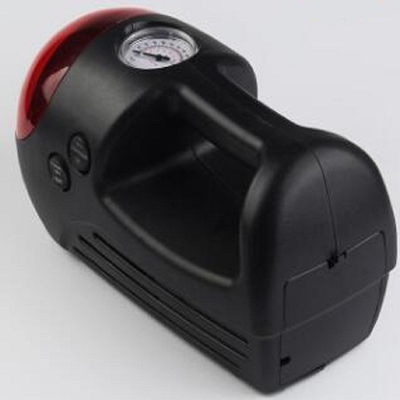 Black Electric Portable Air Compressor , Customized Air Pump For Car Tires