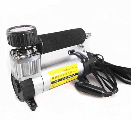 Silver Black Heavy Duty Portable Air Compressor 12v 140 Psi Air Pump For Car