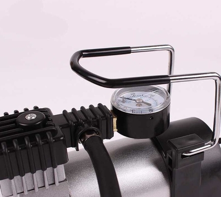 Automotive 12 Volt Metal Air Compressor With Watch / Hand Shank Pump