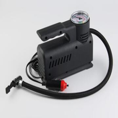 Dc12v Plastic Vehicle Air Compressors , Black Shock Portable Air Pump Yf632