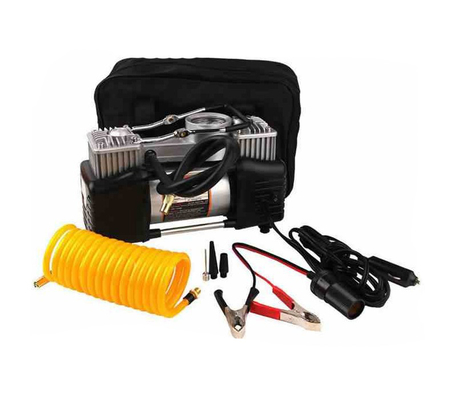 Handy 180W High Pressure Metal Air Compressor Black and Silver 150PSI