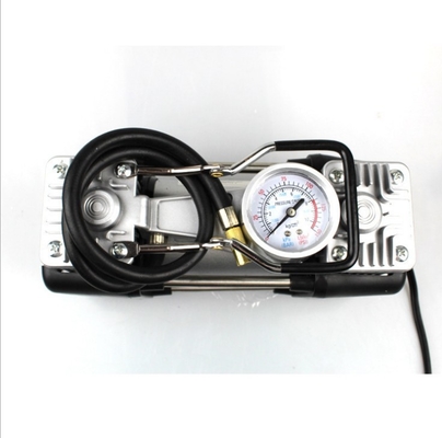 Double Cylinder Metal Air Compressor 180w 150PSI Pump with Watch