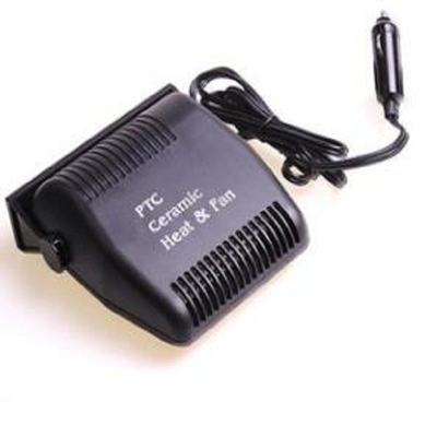 Oem Black Handheld Rechargeable Car Heater , Dc12v Plug In Heater For Car