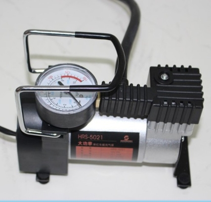 Single Cylinder Metal Air Compressor Handy 3m Cord With Cigarette Lighter