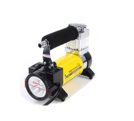 Dc 12v Metal Air Compressor , 100 Psi High Power Compressor With Lamp