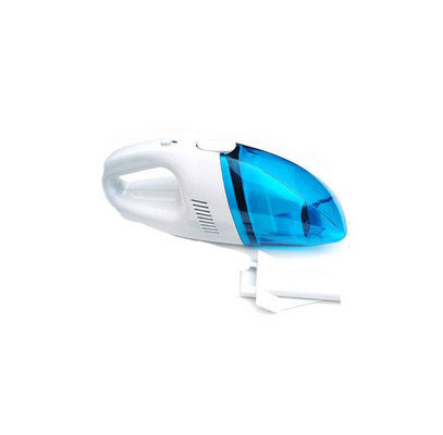 0.7kgs Handheld Rechargeable Vacuum Cleaner 12v Dc Blue White Color With Adaptor