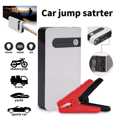12V Portable Jump Starter with LED Flashlight and Tire Pressure Monitor