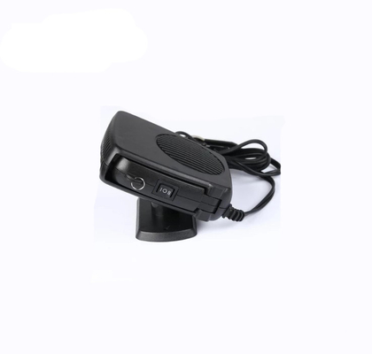 Black Portable Car Heaters 150w With Handle , Cool And Warm Switch