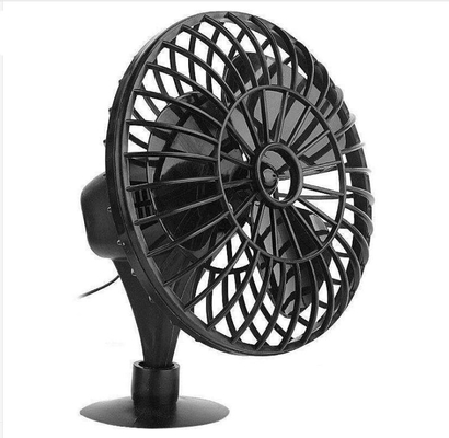 4" Plastic Automotive Electric Cooling Fans / Black Electric Fans For Cars