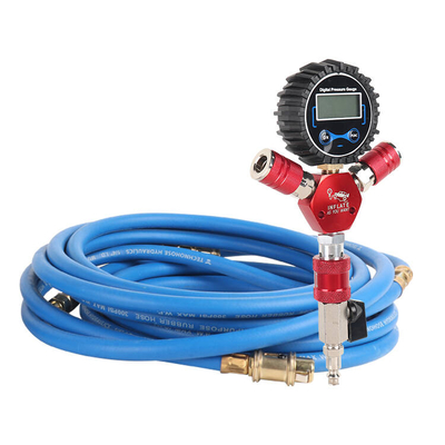 Digital Gauge 4 Way Air Manifold for Tire Inflation Deflation System