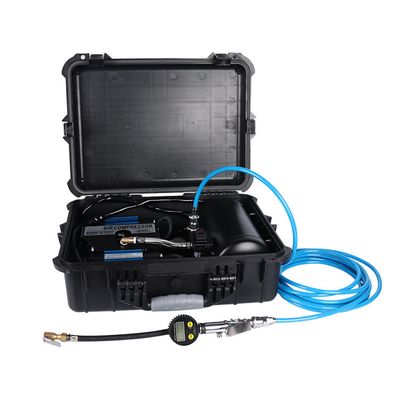 Portable 12 Volt Air Compressor with 62A Motor and 4.5 CFM at 30 PSI for Heavy-Duty Tire Inflation