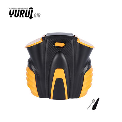 12V Mini Portable Car Tire Air Compressor with LED Light and 5-Minute Inflation for Emergency Use