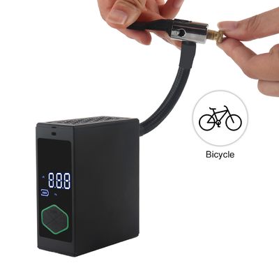 New 150psi Compact Tire Pump Aluminium Alloy 12V Tyre Inflate Portable with Battery for Car Bicycle Yurui Mini Product