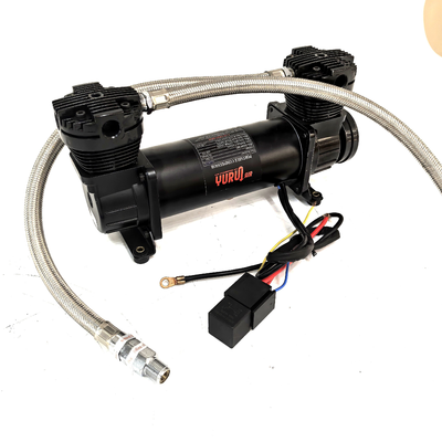 Heavy Duty Car Pump 12V/24V Car Air Suspension Compressor 