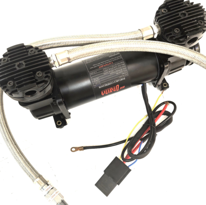 Heavy Duty Car Pump 12V/24V Car Air Suspension Compressor 