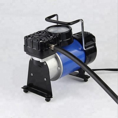 Metal Portable Car Tire Air Compressor With Lamp And Handle For Tires Inflation